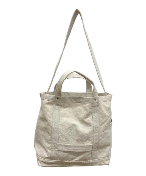 YAECA（ヤエカ）YAECA (ヤエカ) TOOL BAG　ツールバッグ　2wayバッグ アイボリーの古着・服飾アイテム