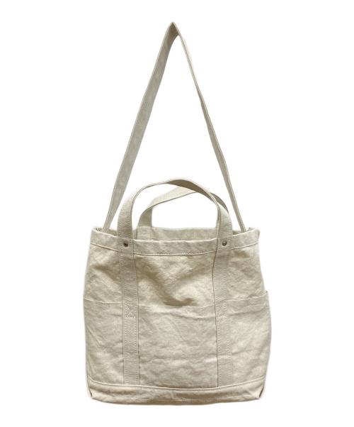 YAECA（ヤエカ）YAECA (ヤエカ) TOOL BAG　ツールバッグ　2wayバッグ アイボリーの古着・服飾アイテム