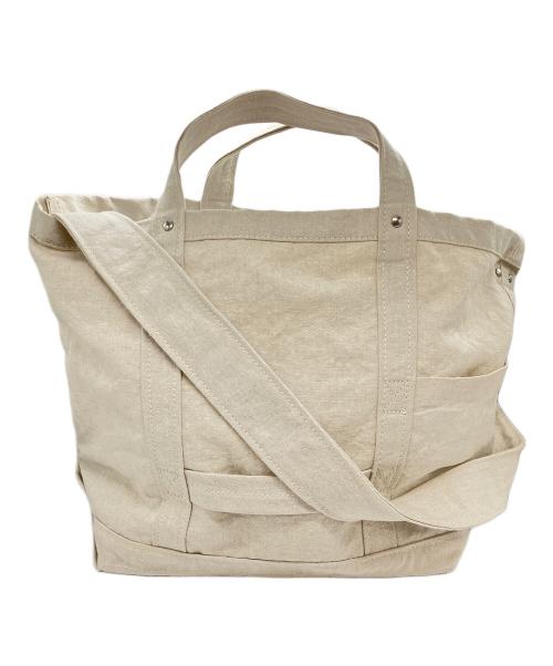 YAECA（ヤエカ）YAECA (ヤエカ) TOOL BAG　ツールバッグ　2wayバッグ アイボリーの古着・服飾アイテム