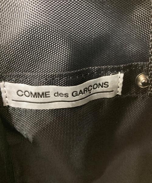 COMME des GARCONS（コムデギャルソン）COMME des GARCONS (コムデギャルソン) フェイクレザーショルダーバッグ ブラックの古着・服飾アイテム