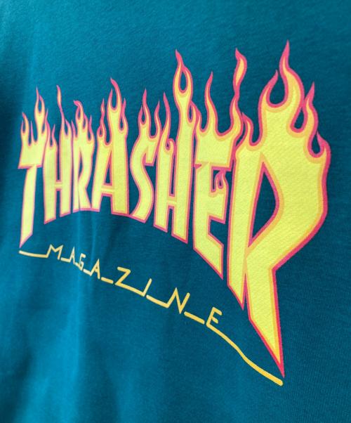 THRASHER（スラッシャー）THRASHER (スラッシャー) クルーネックスウェット グリーン サイズ:Lの古着・服飾アイテム