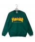THRASHER（スラッシャー）の古着「クルーネックスウェット」｜グリーン