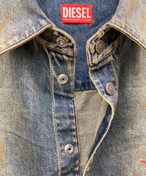 DIESEL（ディーゼル）DIESEL (ディーゼル) デニムシャツ/JP-D-SIMPLY-OVER インディゴ サイズ:Sの古着・服飾アイテム
