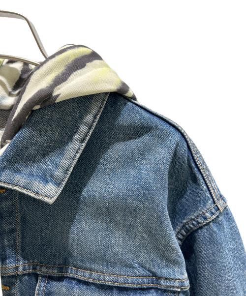 CELINE（セリーヌ）CELINE (セリーヌ) フード付 トラッカー デニムジャケット インディゴ サイズ:Mの古着・服飾アイテム