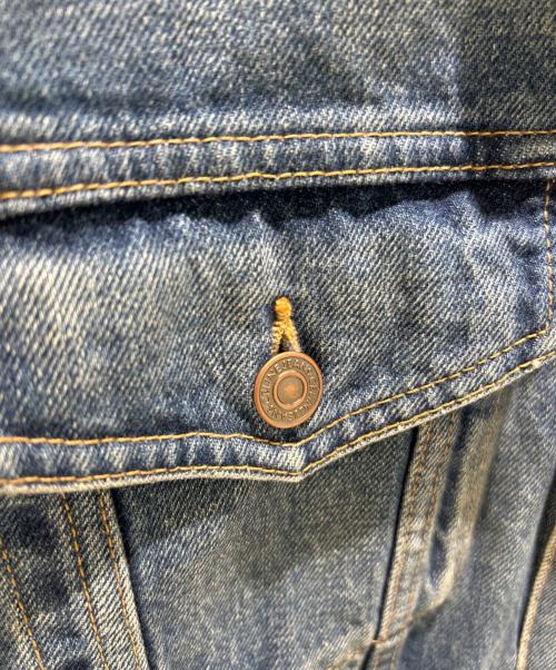 CELINE（セリーヌ）CELINE (セリーヌ) フード付 トラッカー デニムジャケット インディゴ サイズ:Mの古着・服飾アイテム