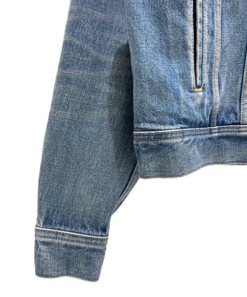 CELINE（セリーヌ）CELINE (セリーヌ) フード付 トラッカー デニムジャケット インディゴ サイズ:Mの古着・服飾アイテム