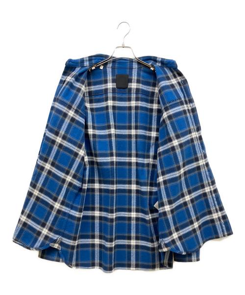 GIVENCHY（ジバンシィ）GIVENCHY (ジバンシィ) ランバージャックシャツ ブルー サイズ:38の古着・服飾アイテム