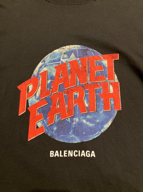BALENCIAGA（バレンシアガ）BALENCIAGA (バレンシアガ) PRANET EARTH OVERSIZED T-SHIRT ブラック サイズ:2の古着・服飾アイテム