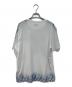FENDI (フェンディ) FFモノグラム グラデーションTシャツ ホワイト×ブルー サイズ:XL：20000円