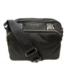 GIVENCHY（ジバンシィ）の古着「4G ライト ダブル ポーチ メッセンジャー バッグ」｜ブラック