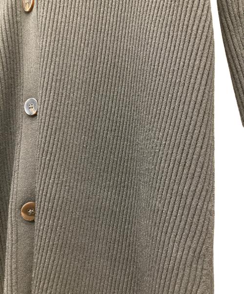 theory（セオリー）theory (セオリー) Wooster Crepe Knit Button Rib Cardi ブラック サイズ:Lの古着・服飾アイテム