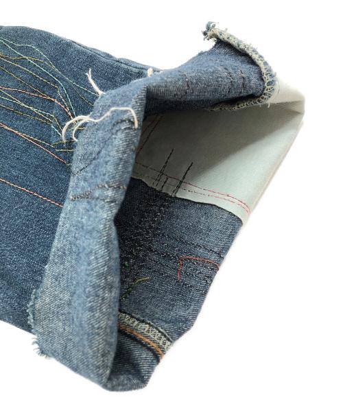 Hysteric Glamour（ヒステリックグラマー）Hysteric Glamour (ヒステリックグラマー) ステッチブーツカットデニムパンツ　Y2K　KINKY JEANS インディゴ サイズ:Freeの古着・服飾アイテム