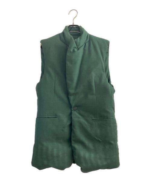 NUMBER (N)INE（ナンバーナイン）NUMBER (N)INE (ナンバーナイン) ダウンベスト グリーン サイズ:2の古着・服飾アイテム