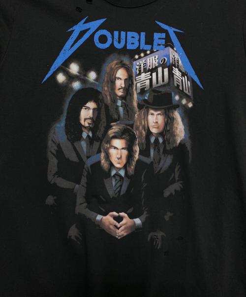 doublet（ダブレット）doublet (ダブレット) AOYAMA ROCK T-SHIRT ブラック サイズ:Mの古着・服飾アイテム