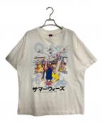 SAINT MICHAEL×GEEKS RULE×SUMMER WARSセントマイケル×ギークスルール×サマーウォーズ）の古着「SG SS TEE」｜ホワイト