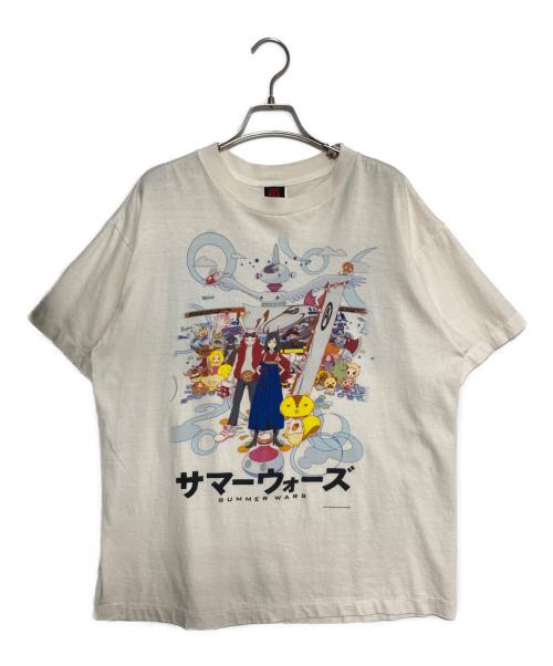 SAINT MICHAEL（セントマイケル）SAINT MICHAEL (セントマイケル) GEEKS RULE (ギークスルール) SUMMER WARS (サマーウォーズ) SG SS TEE ホワイト サイズ:Ｓの古着・服飾アイテム