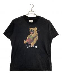 doublet（ダブレット）の古着「VIOLENT STUFF BEAR PRINT Tシャツ」｜ブラック