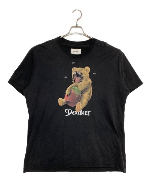 doublet（ダブレット）doublet (ダブレット) VIOLENT STUFF BEAR PRINT Tシャツ ブラック サイズ:Mの古着・服飾アイテム