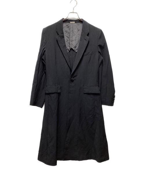 COMME des GARCONS HOMME PLUS（コムデギャルソンオムプリュス）COMME des GARCONS HOMME PLUS (コムデギャルソンオムプリュス) 特殊加工テーラードコート グレー サイズ:Ｍの古着・服飾アイテム