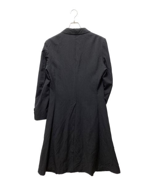 COMME des GARCONS HOMME PLUS（コムデギャルソンオムプリュス）COMME des GARCONS HOMME PLUS (コムデギャルソンオムプリュス) 特殊加工テーラードコート グレー サイズ:Ｍの古着・服飾アイテム