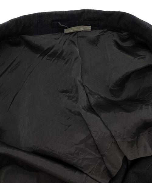 COMME des GARCONS HOMME PLUS（コムデギャルソンオムプリュス）COMME des GARCONS HOMME PLUS (コムデギャルソンオムプリュス) 特殊加工テーラードコート グレー サイズ:Ｍの古着・服飾アイテム