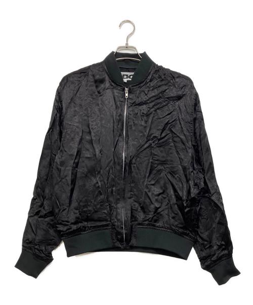 CDG（シーディージー）CDG (シーディージー) バックロゴスタッフ ブルゾン ブラック サイズ:Lの古着・服飾アイテム
