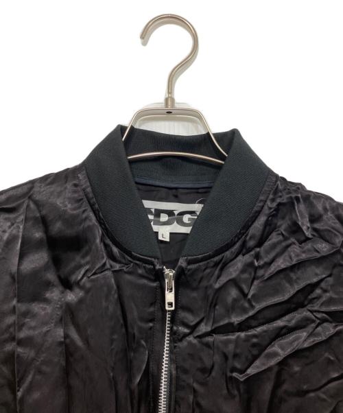 CDG（シーディージー）CDG (シーディージー) バックロゴスタッフ ブルゾン ブラック サイズ:Lの古着・服飾アイテム