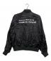 CDG (シーディージー) バックロゴスタッフ ブルゾン ブラック サイズ:L：27000円