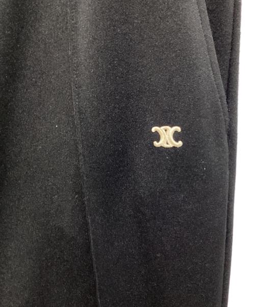 CELINE（セリーヌ）CELINE (セリーヌ) トリオンフジャージパンツ ブラック サイズ:Mの古着・服飾アイテム
