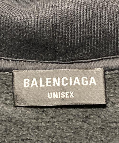 BALENCIAGA（バレンシアガ）BALENCIAGA (バレンシアガ) OVERSIZED HEAVY FLEECE ZIP HOODIE ブラック サイズ:3の古着・服飾アイテム