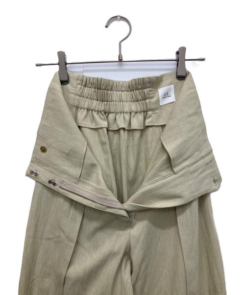 CAPRICIEUX LE'MAGE（カプリシューレマージュ）CAPRICIEUX LE'MAGE (カプリシューレマージュ) スカートレイヤードパンツ ベージュ サイズ:38の古着・服飾アイテム
