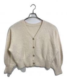 SHENERY（シーナリー）の古着「ファーカシミヤ3WAYニットカーディガン」｜アイボリー
