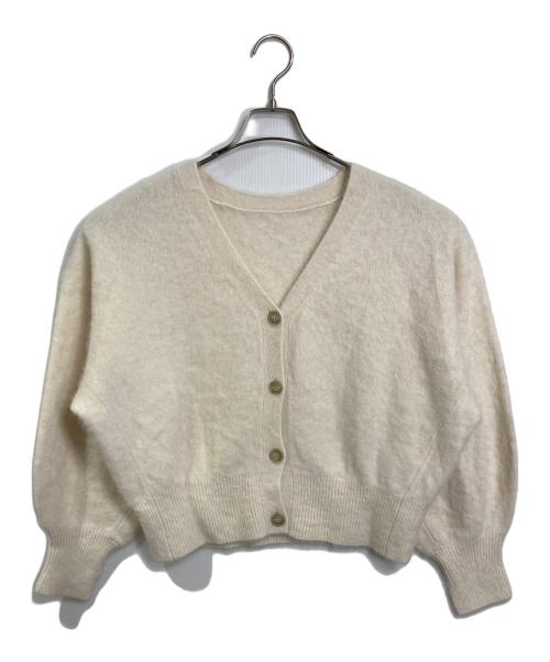 SHENERY（シーナリー）SHENERY (シーナリー) ファーカシミヤ3WAYニットカーディガン アイボリー サイズ:FREEの古着・服飾アイテム