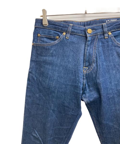 PT TORINO（ピーティートリノ）PT TORINO (ピーティートリノ) TOMORROW LAND (トゥモローランド) 別注デニムパンツ インディゴ サイズ:32の古着・服飾アイテム