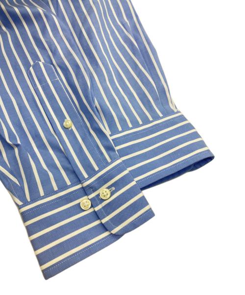 POLO RALPH LAUREN（ポロ・ラルフローレン）POLO RALPH LAUREN (ポロ・ラルフローレン) classic fit striped oxford shirt　ワンポイントシャツ ブルー サイズ:Ｍの古着・服飾アイテム