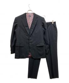 Paul Smith London（ポールスミスロンドン）の古着「シャドーストライプ2Bセットアップスーツ」｜ブラック