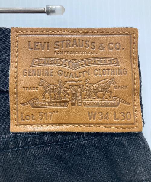 LEVI'S PReMIUM（リーバイス プレミアム）LEVI'S PReMIUM (リーバイス プレミアム) 517 ブーツカットデニムパンツ ブラック サイズ:34の古着・服飾アイテム