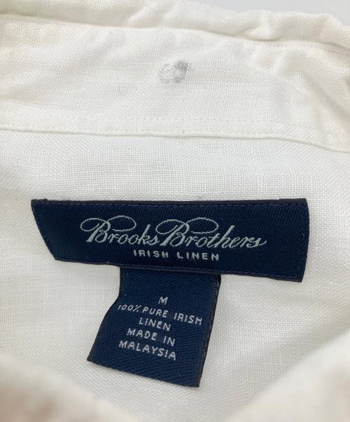 BROOKS BROTHERS（ブルックスブラザーズ）BROOKS BROTHERS (ブルックスブラザーズ) リネンシャツ ホワイト サイズ:Mの古着・服飾アイテム