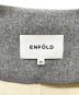 中古・古着 ENFOLD (エンフォルド) ウールリバーノーカラーコート グレー サイズ:36：9000円