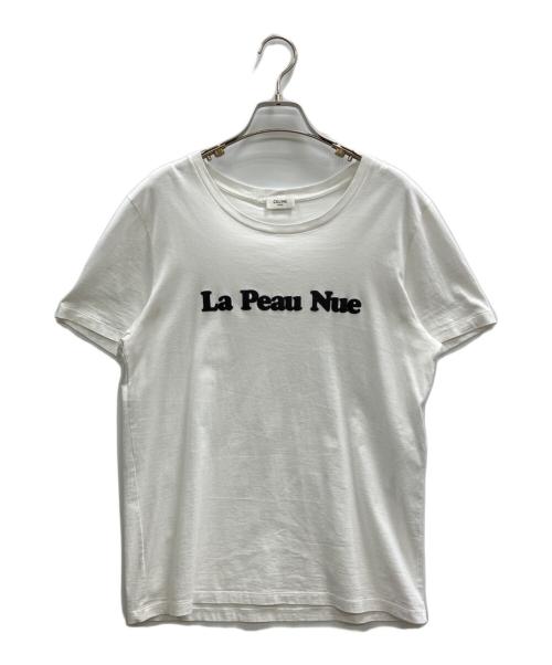 CELINE（セリーヌ）CELINE (セリーヌ) La Peau Nue  Tシャツ ホワイト サイズ:Lの古着・服飾アイテム