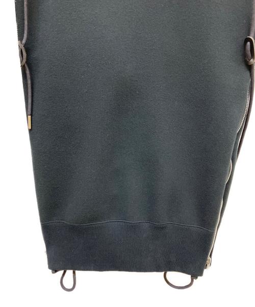 sacai（サカイ）sacai (サカイ) Sponge Sweat x Nylon Twill Dress ブラック サイズ:3の古着・服飾アイテム