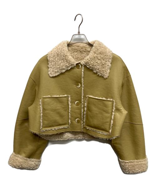Me couture（ミークチュール）Me couture (ミークチュール) Me couture フェイクムートンリバーシブルコート カーキ サイズ:Freeの古着・服飾アイテム