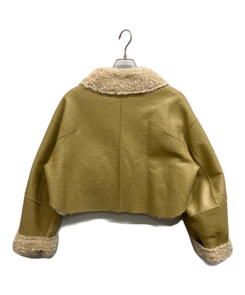 Me couture（ミークチュール）Me couture (ミークチュール) Me couture フェイクムートンリバーシブルコート カーキ サイズ:Freeの古着・服飾アイテム