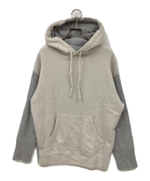 GALERIE VIE（ギャルリーヴィー）GALERIE VIE (ギャルリーヴィー) ミルドウール フーデッドプルオーバー ベージュ サイズ:Sの古着・服飾アイテム