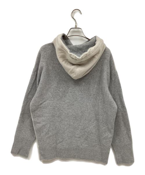 GALERIE VIE（ギャルリーヴィー）GALERIE VIE (ギャルリーヴィー) ミルドウール フーデッドプルオーバー ベージュ サイズ:Sの古着・服飾アイテム