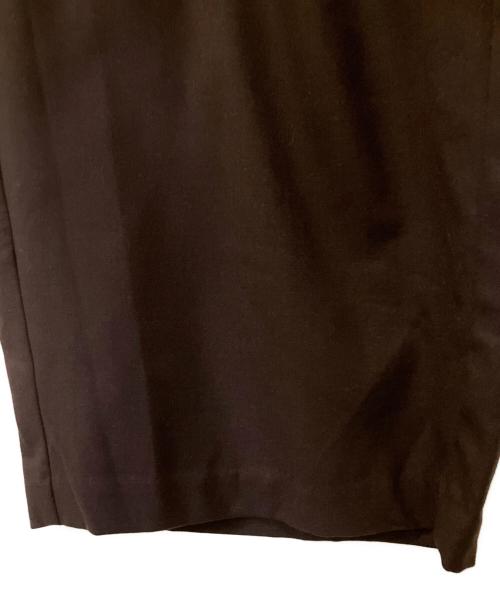 mizuiro-ind（ミズイロインド）mizuiro-ind (ミズイロインド) ハイウエストワイドパンツ ブラウン サイズ:2の古着・服飾アイテム