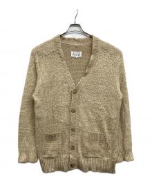Maison Margiela（メゾンマルジェラ）の古着「BRUSCHED LINEN CARDIGAN」｜ベージュ