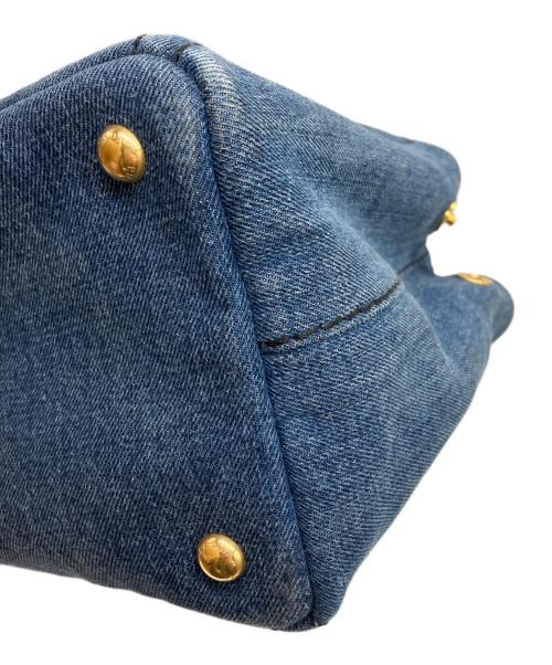 PRADA（プラダ）PRADA (プラダ) 2WAYデニムショルダーバッグ インディゴの古着・服飾アイテム