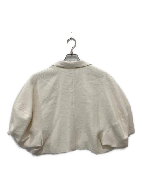 CLANE（クラネ）CLANE (クラネ) ランタンスリーブテーラージャケット ホワイト サイズ:2の古着・服飾アイテム