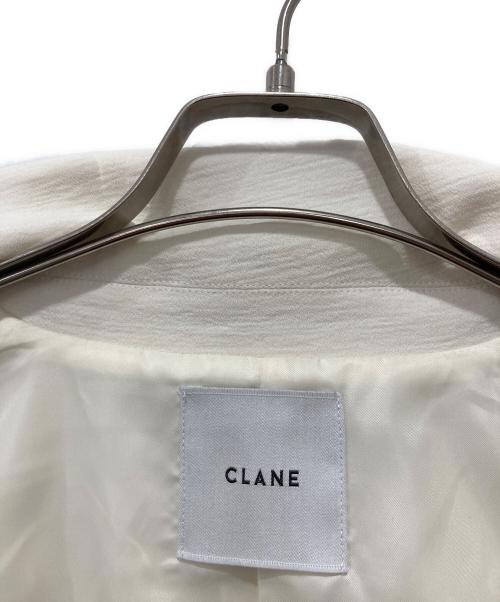 CLANE（クラネ）CLANE (クラネ) ランタンスリーブテーラージャケット ホワイト サイズ:2の古着・服飾アイテム